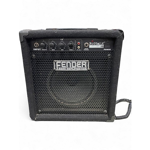 Used Fender Rumble 15 15W 1X8 Bass Combo Amp