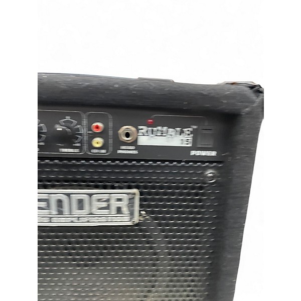 Used Fender Rumble 15 15W 1X8 Bass Combo Amp