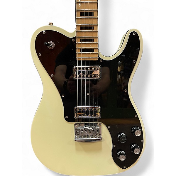 Used Schecter Guitar Research PT Fastback Olympic White Solid Body Electric Guitar