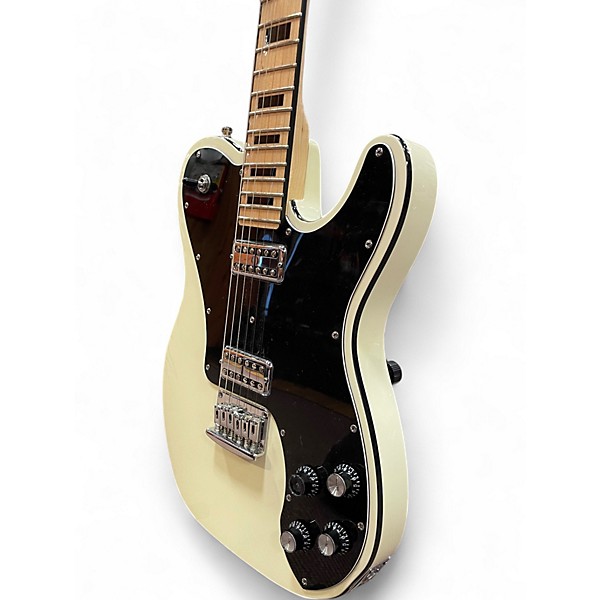 Used Schecter Guitar Research PT Fastback Olympic White Solid Body Electric Guitar