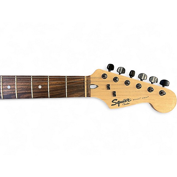 Used 2014 Squier Bullet Stratocaster HH Black Solid Body Electric Guitar