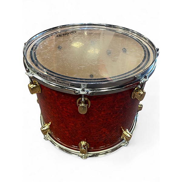 Used Mapex 5 Piece orion classic red birdseye Drum Kit