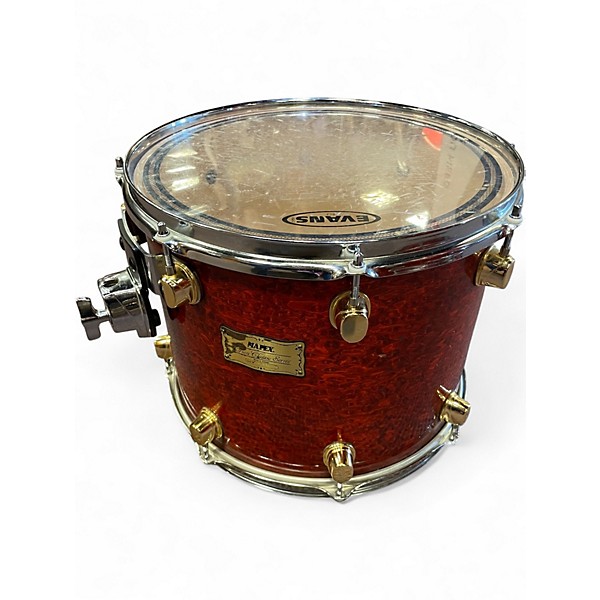 Used Mapex 5 Piece orion classic red birdseye Drum Kit