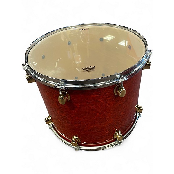 Used Mapex 5 Piece orion classic red birdseye Drum Kit