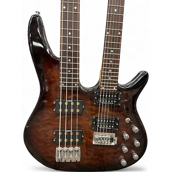 Used Galveston DN-6/4 2 Tone Sunburst Solid Body Electric Guitar