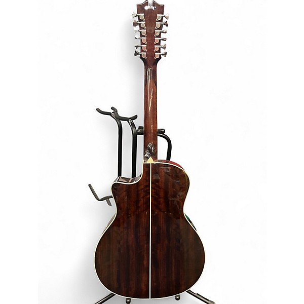 Used D'Angelico DALPG212 Vintage Sunburst 12 String Acoustic Electric Guitar