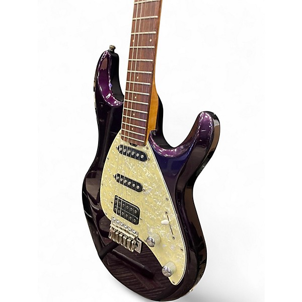Used Ernie Ball Music Man Silhouette Special Purple Sparkle Solid Body Electric Guitar