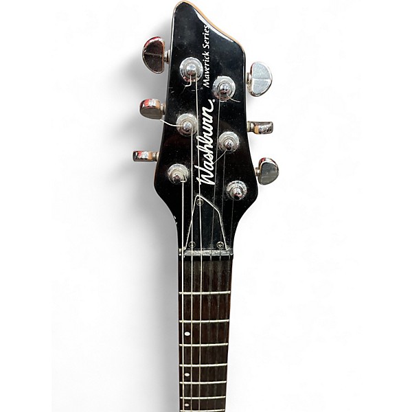Used Washburn MAVERICK  Black Solid Body Electric Guitar