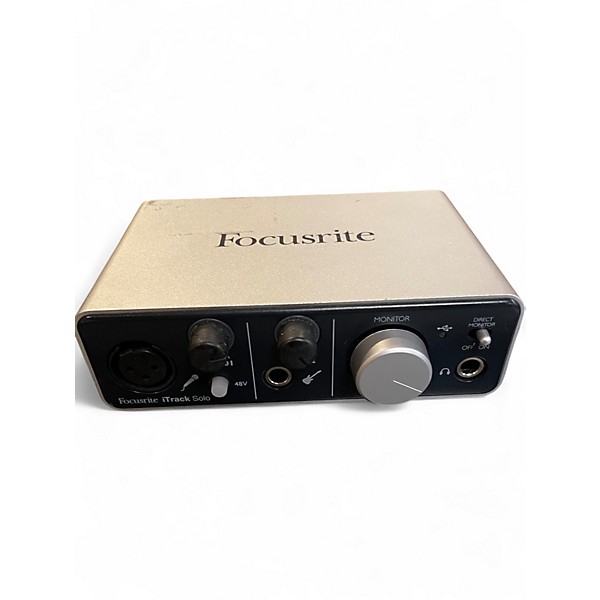 Used Focusrite iTrack Solo Audio Interface
