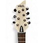 Used Schecter Guitar Research Demon 7 String White Solid Body Electric Guitar