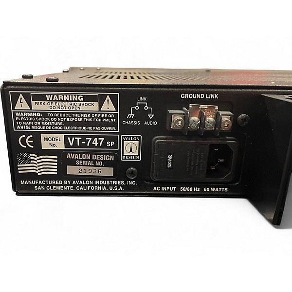 Used Avalon VT747SP COMPRESSOR EQ Compressor