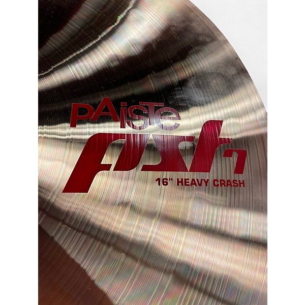 Used Paiste 16in PST7 Heavy Crash Cymbal