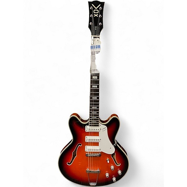 Used VOX BC S66 SUNBURST Hollow Body Electric Guitar