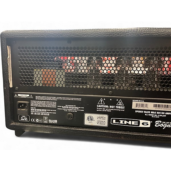 Used Line 6 Spider Valve HD100 MKII Tube Guitar Amp Head