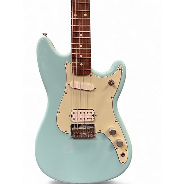 Used Fender Duo Sonic Sonic Blue Solid Body Electric Guitar