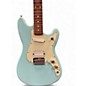 Used Fender Duo Sonic Sonic Blue Solid Body Electric Guitar