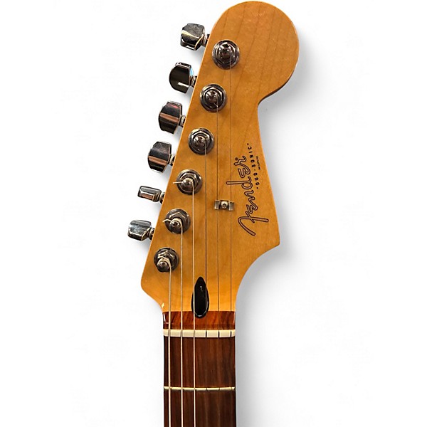 Used Fender Duo Sonic Sonic Blue Solid Body Electric Guitar