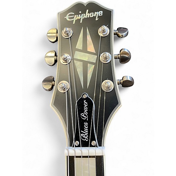 Used 2022 Epiphone Blues Lover Gold Solid Body Electric Guitar