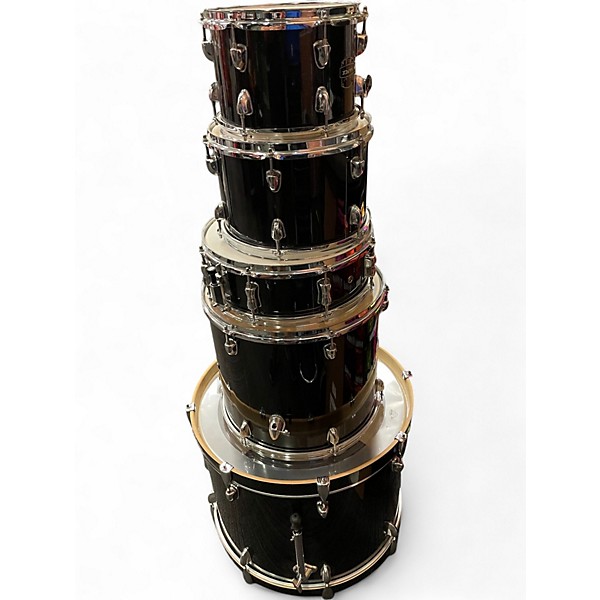 Used Mapex 5 Piece Venus Black Sparkle Drum Kit