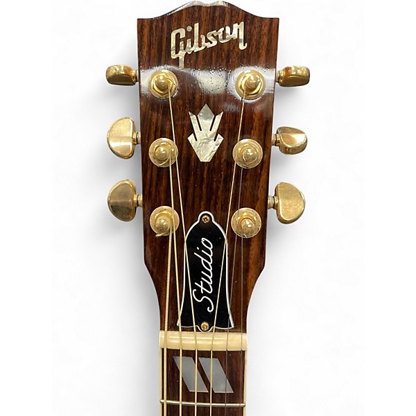 Used 2014 Gibson Songwriter Deluxe Studio Natural Acoustic Electric Guitar