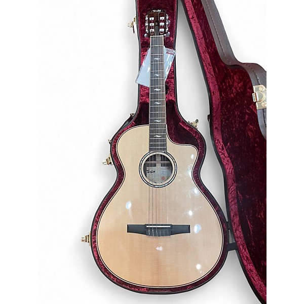 Used 2024 Taylor 812CE Natural Acoustic Electric Guitar