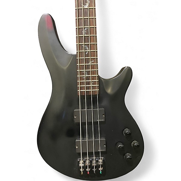 Used Schecter Guitar Research Damien 4 String Black Electric Bass Guitar