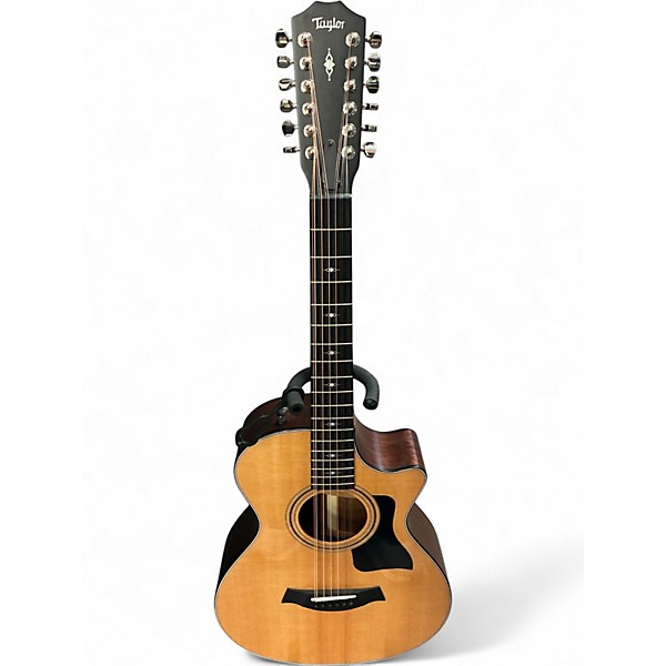 Used Taylor 352CE Natural 12 String Acoustic Electric Guitar