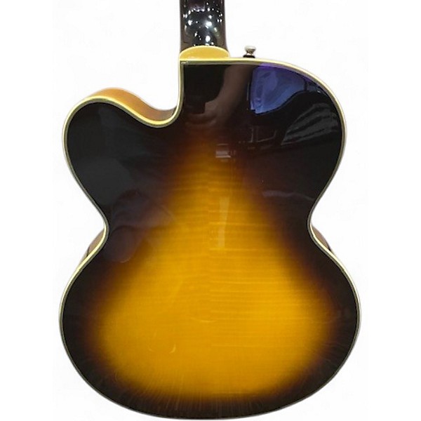 Used Washburn J8 Sunburst Hollow Body Electric Guitar