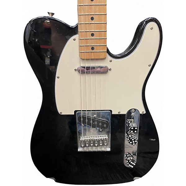 Used Fender Standard Telecaster Black Solid Body Electric Guitar