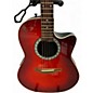 Used Ovation 1771 Standard Balladeer Red Burst Acoustic Electric Guitar