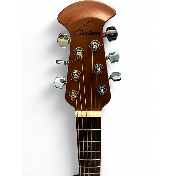 Used Ovation 1771 Standard Balladeer Red Burst Acoustic Electric Guitar