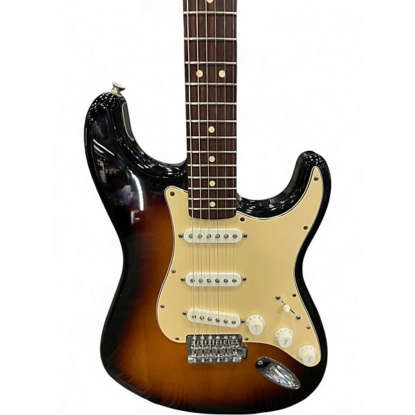 Used Fender Standard Stratocaster Brown Sunburst Solid Body Electric Guitar