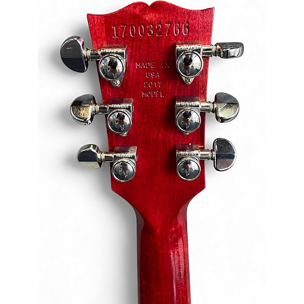 Used 2017 Gibson Les Paul Studio HP Wine Red Solid Body Electric Guitar