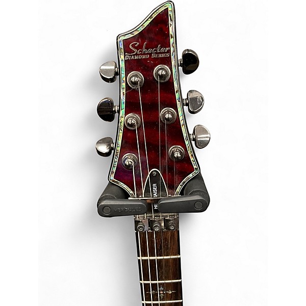 Used Schecter Guitar Research Hellraiser C1 Black Cherry Solid Body Electric Guitar