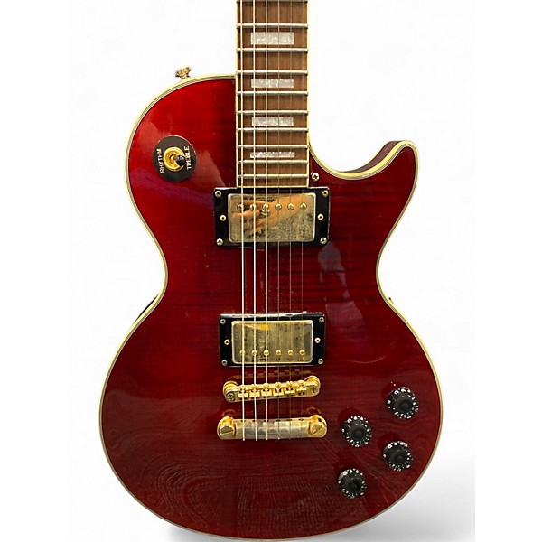 Used Epiphone Les Paul Custom Red Solid Body Electric Guitar