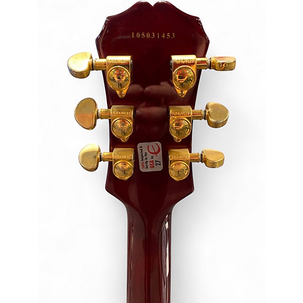 Used Epiphone Les Paul Custom Red Solid Body Electric Guitar