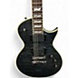 Used ESP LTD EC401QM Transparent Black Solid Body Electric Guitar