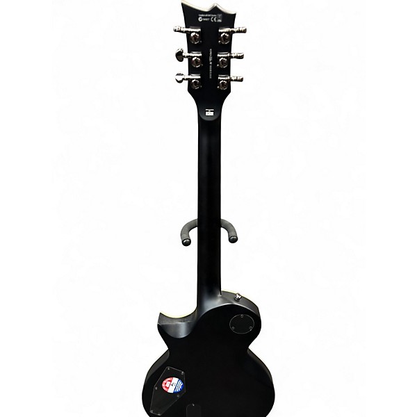 Used ESP LTD EC401QM Transparent Black Solid Body Electric Guitar