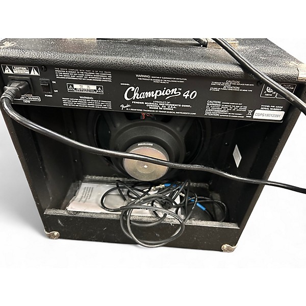 Used Fender Champion 40 Guitar Combo Amp