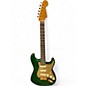 Used 2017 Fender CUSTOMSHOP WILDWOOD WW10ARTISAN QMT STRAT - EGT Emerald Green Solid Body Electric Guitar thumbnail