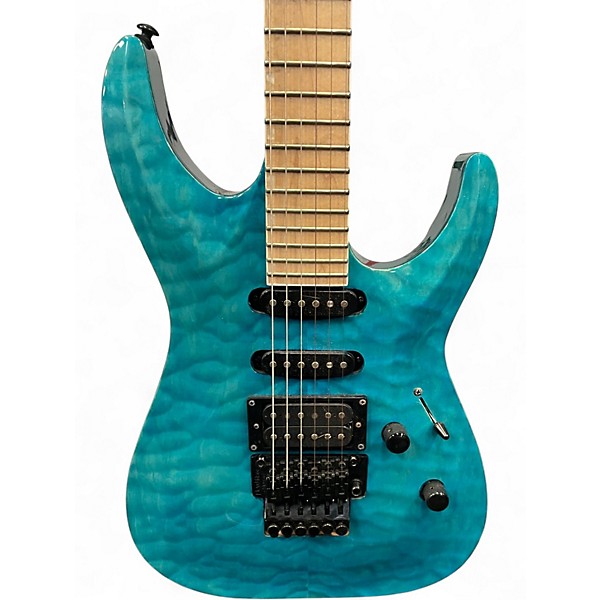 Used ESP LTD MH203 Turquoise Solid Body Electric Guitar