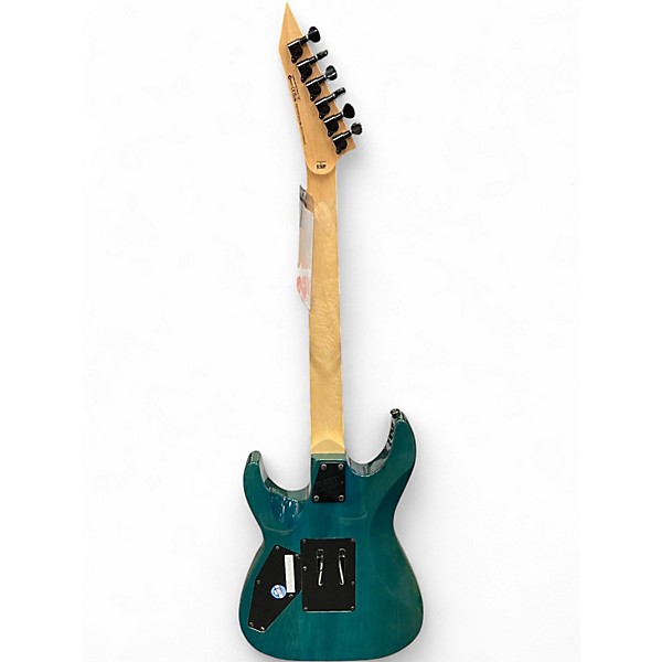 Used ESP LTD MH203 Turquoise Solid Body Electric Guitar