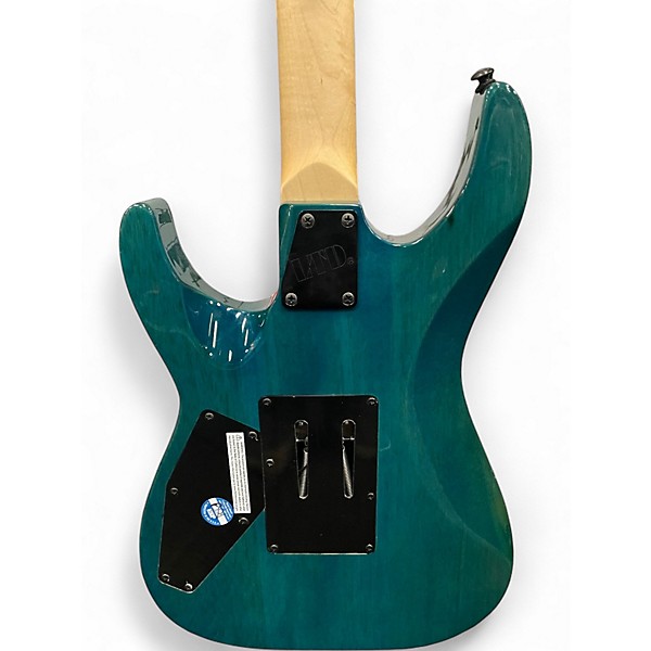 Used ESP LTD MH203 Turquoise Solid Body Electric Guitar