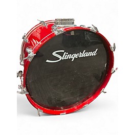 Used Slingerland 5 Piece 5 Piece Red Drum Kit