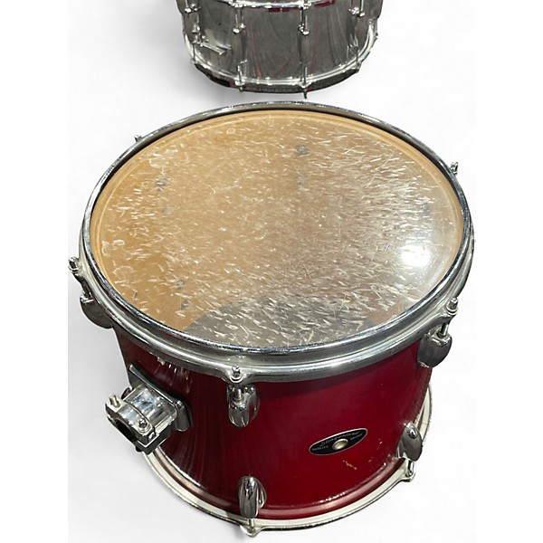 Used Slingerland 5 Piece 5 Piece Red Drum Kit