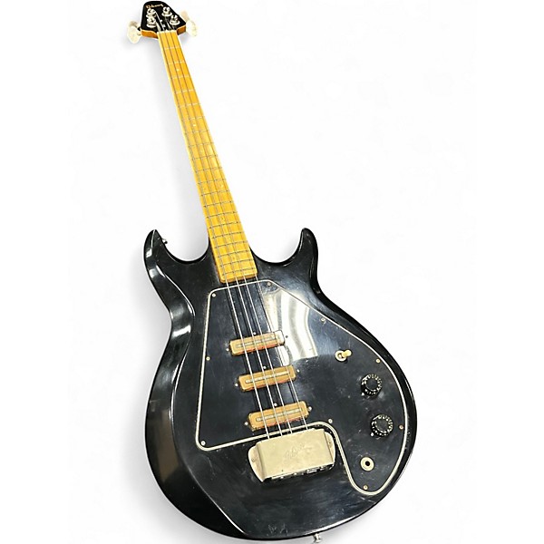 Vintage 1977 Gibson Grabber G3 Bass Black Electric Bass Guitar
