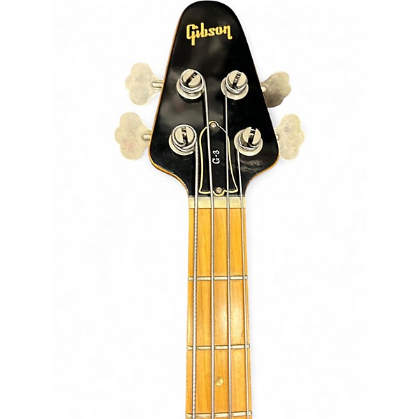 Vintage 1977 Gibson Grabber G3 Bass Black Electric Bass Guitar