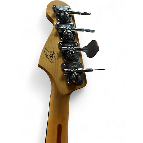 Used Fender GEDDY LEE JAZZ BASS BLACK Electric Bass Guitar