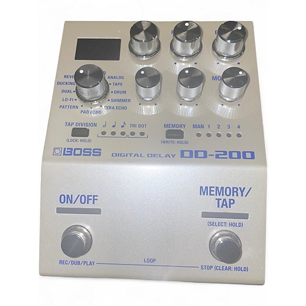 Used BOSS DD200 Digital Delay Effect Pedal