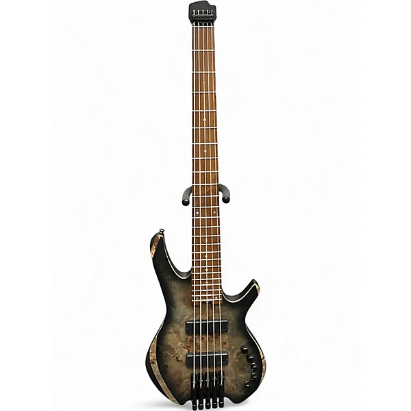 Used Cort Space 5 Star Dust Black Electric Bass Guitar